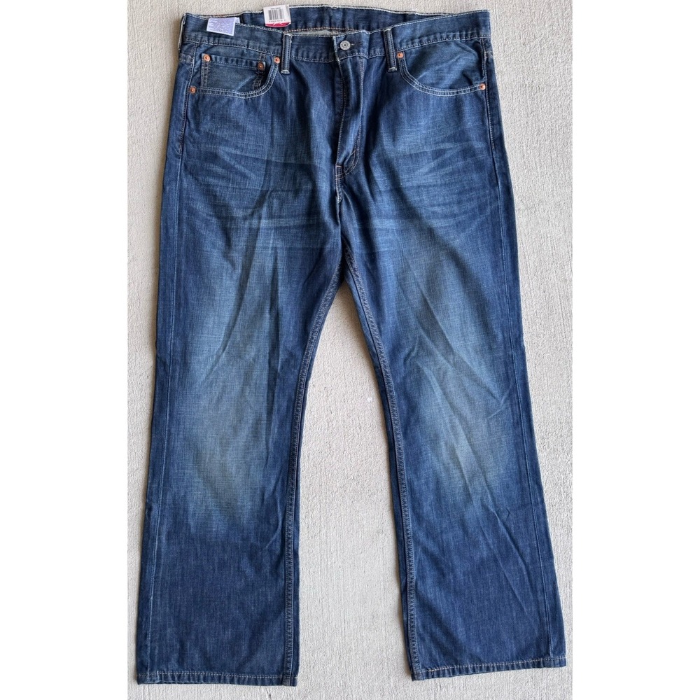 NWT Levi's 527 Slim Boot Cut Jeans Low Rise Straight Fit Dark Wash Men's 38 x 30